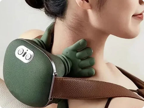 Electric Neck & Shoulder Kneading Massager with Heat.