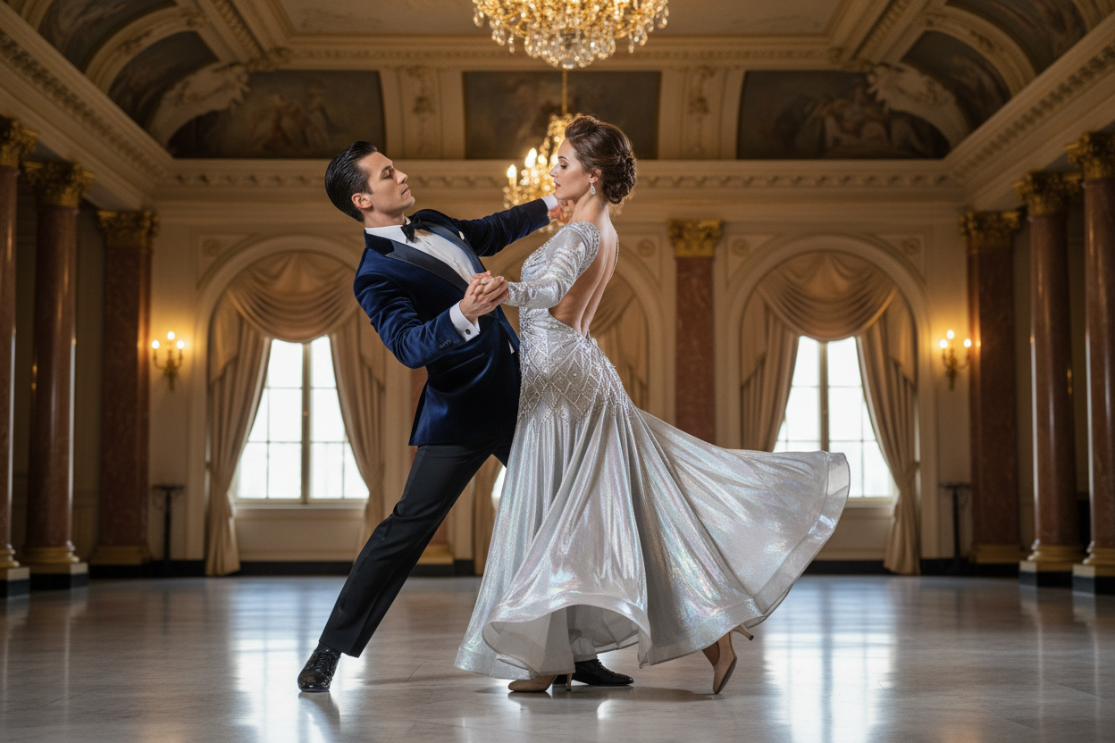 Elegant Dance Pose Banner